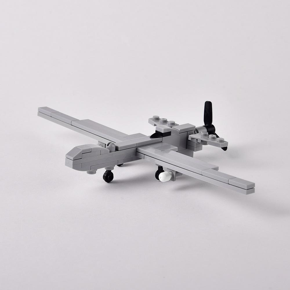 Predator Drone Building Block Military Air Combat Aircraft Assembled Toy Compatible Set