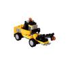 Road Rescue Vehicle Building Block Trailer Car Model Assembly Toy Compatible Small Particle Set