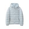 Womens Short Hooded Down Jacket 90% White Duck Lightweight Winter Coat Students Unisex