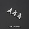 Alloy DIY English Letter & Number Necklace Pendant - Creative Jewelry & Handmade Accessories.