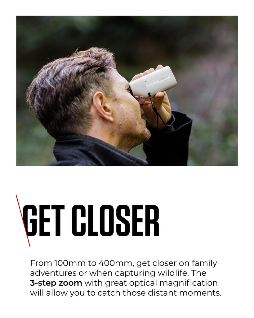 Canon PowerShot ZOOM Compact Digital Camera and PSZOOM Telescope for Taking Photos and Videos