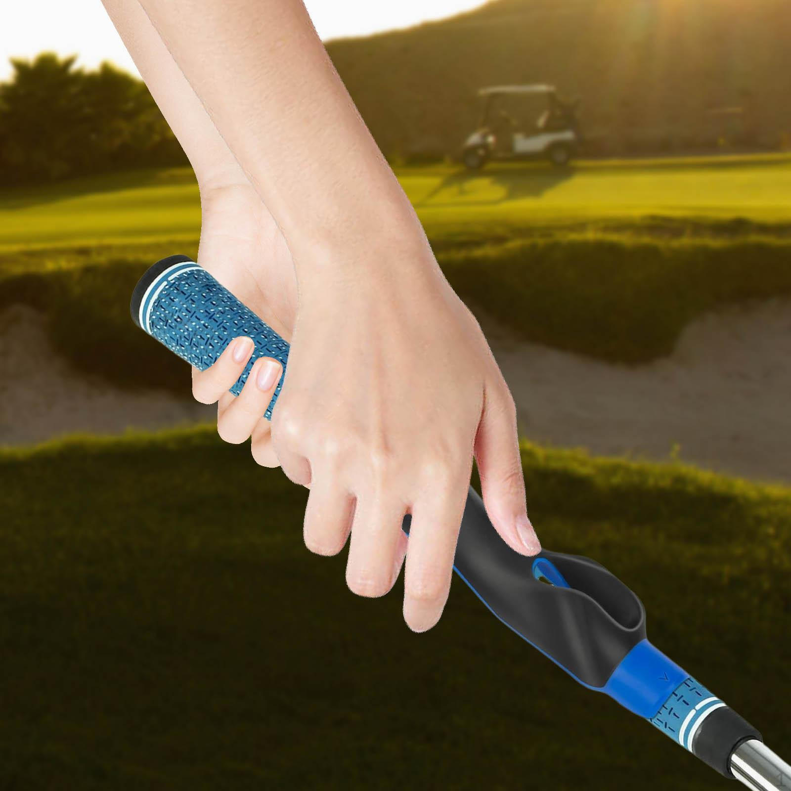 

Golf Club Attachment for Training Grip Adjustment синий