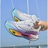 Carbon Board Running Shoes Medium and Large Children's Racing Running Shoes Breathable Youth Lightweight Soft-soled Shock-absorbing Sports Shoes