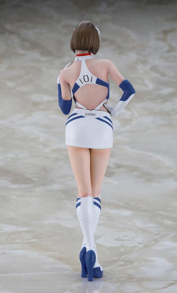 Hasegawa Real Figure Collection Evangelion Racing Circuit Mate Akagi approximately 14cm unpainted resin kit SP651 1/12 Arisa/Ayanami Rei, tall,