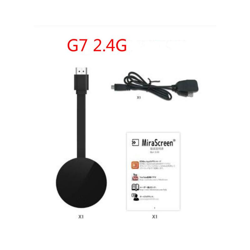 Receptor de TV Stick 5G Wifi 1080P G7S Anycast HDMI Dongle Receptor de TV Stick 5G Wifi 1080P G7S Anycast HDMI Dongle