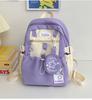 Schoolbag backpack cute girl schoolbag female Korean version star junior high school girl high school student large capacity high value backpack