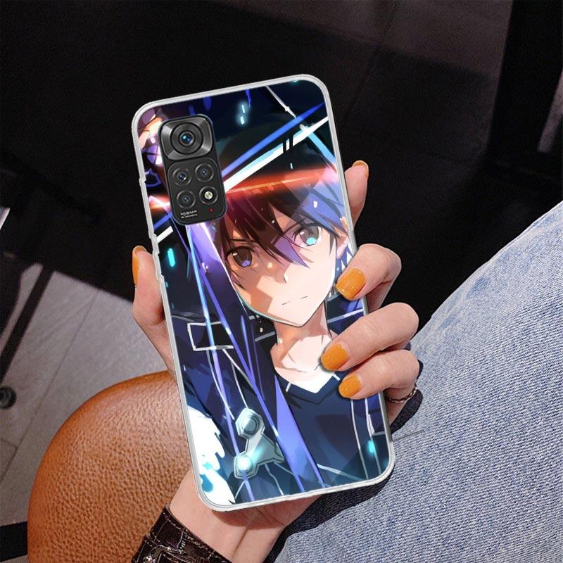 Sword Art Online Anime Handyhülle für Handyhülle für Xiaomi Redmi Note 15 14 14S 13 Pro Plus 12 12S 11S 11E 10S 10 11T 5G Einzigartig