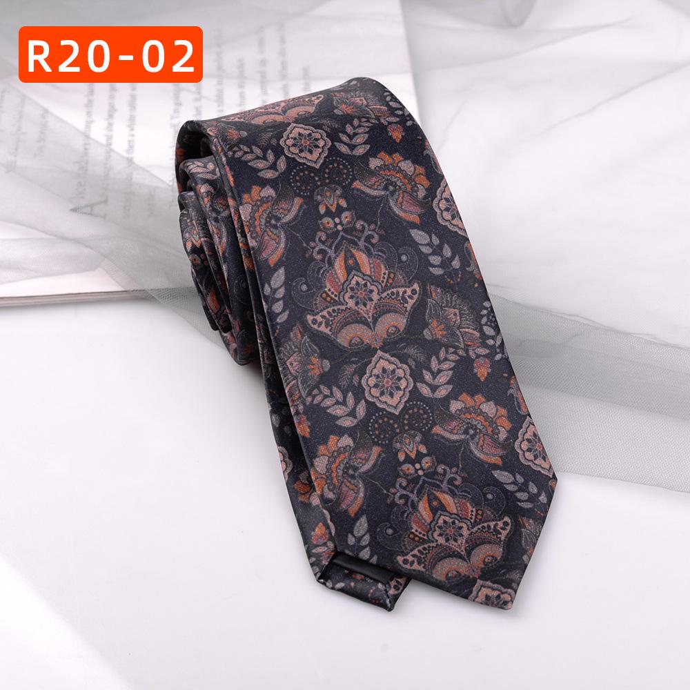 Retro Hong Kong Tie: Literary Casual Style with Animal & Floral Patterns for Men & Women