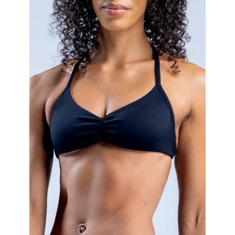 New DFYNE flat for seamless high elastic nylon neck bra fitness sports vest beautiful back