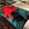 1PC Samurai Warrior Cosplay Costume Blanket Soft Comfortable All Seasons Perfect Sofa Office Travel Home Gift Idea