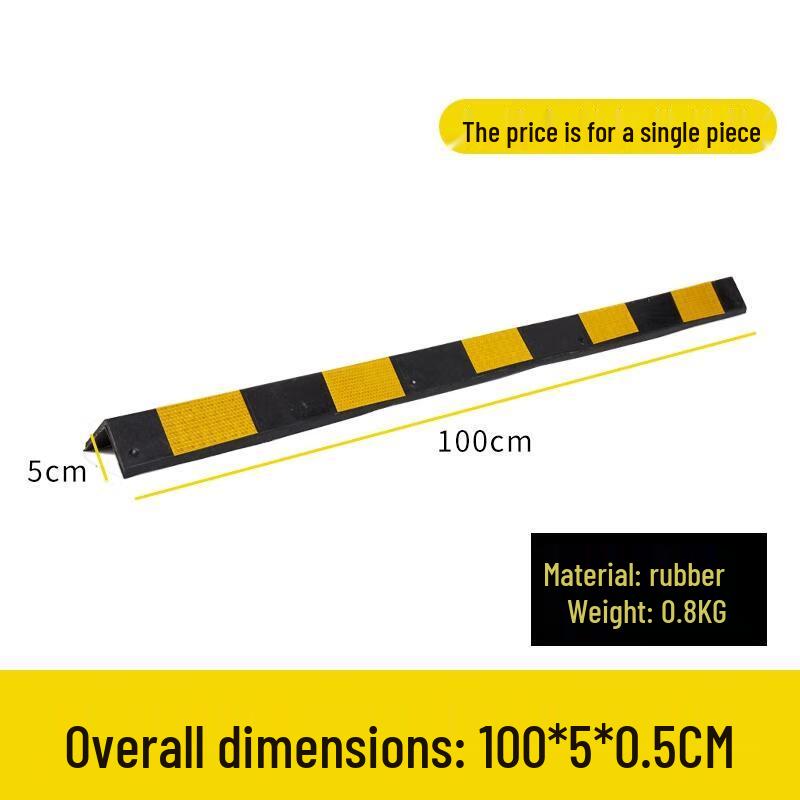 HANDUNYOU PVC Reflective Garage Wall Protector Strip (3-Pack)