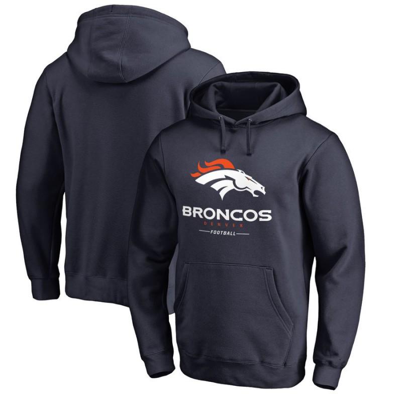 Mens NFL Broncos Football Hoodie Casual