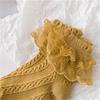 Kids Socks For Girls Sweet Lace Baby Cotton Princess Children's Girls Socks Fashion Ruffled Teenagers Pure Colour Sock 1-15Years