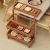 Bamboo 3-Tier Kitchen Floor-Standing Storage Rack