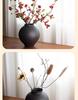 Jingdezhen Ceramic Vase: Retro Chinese Pottery for Living Room or Dining Table Flower Arrangements.