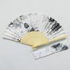 Folding Hand Fan for Women Chinese Japanese Floral Bamboo Hand Fans with Bag Set