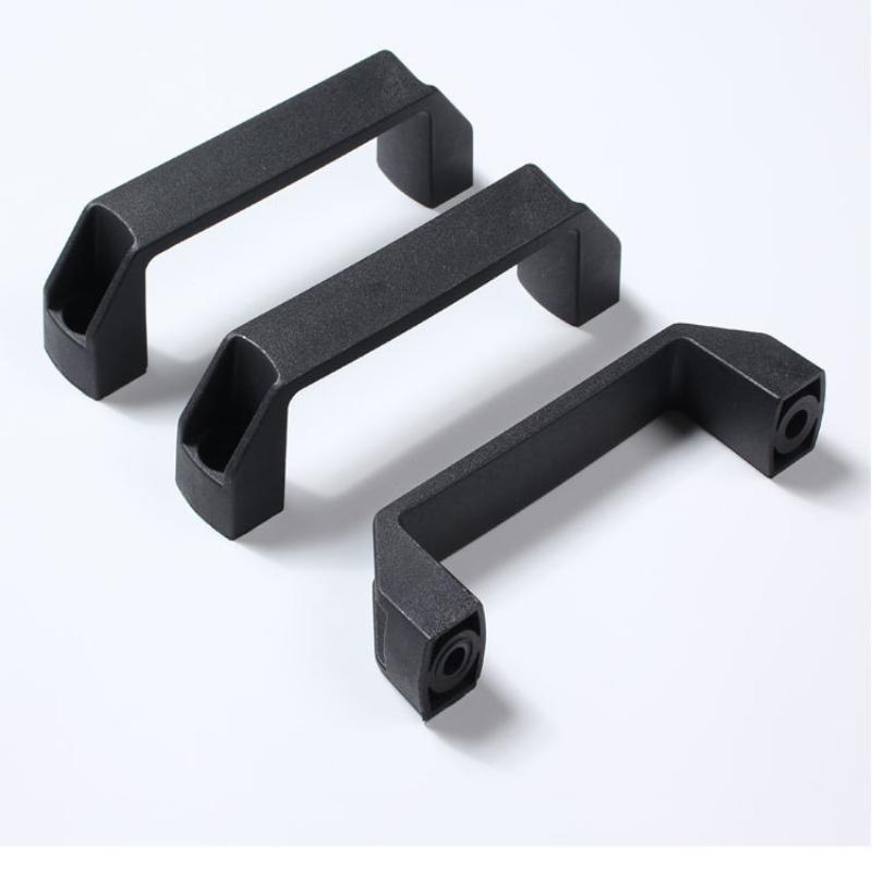 Thickened Black Nylon Handle Ls522 Cabinet Door Small Handle Surface Mounted Industrial Equipment Toolbox Machine Tool Plastic