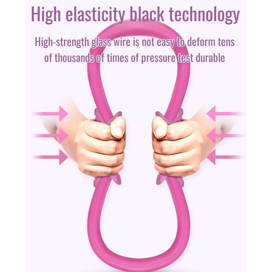 Exercise Leg Muscles Anti-slip Fitness Resistance Circle Multifunctional Leg Yoga Ring Body Beauty Pilates Ring Circle