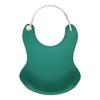 Baby Cute Solid Color Leak-Proof Silicone Drinking Eating Bib Feeding Apron