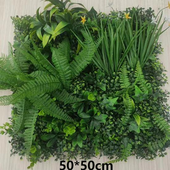 Flame-Retardant Green Wall: Anti-Aging Lawn Decoration for Malls & Backgrounds