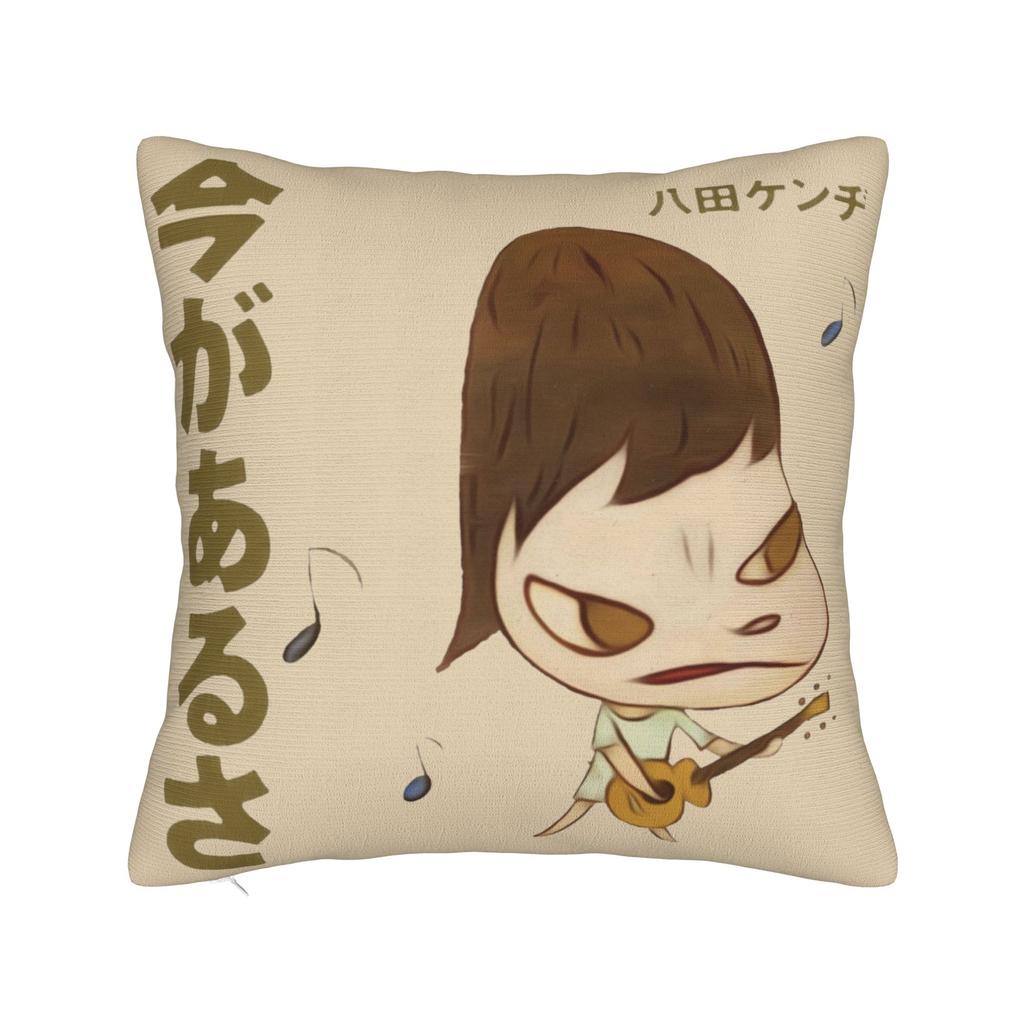 Art Yoshitomo Nara Printed Pillowcase Cushion Cover Throw Pillow Cover Warm Bed Decoration Square Multiple Sizes