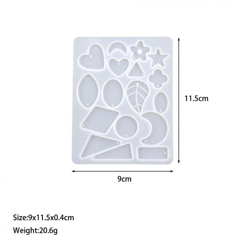 DIY Silicone Mold for Resin Pendant and Earring Ornaments