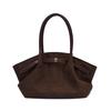 Autumn And Winter New Pleated Armpit Bag Commuter Shoulder Bag Matte Suede Large Capacity Tote Bag Women