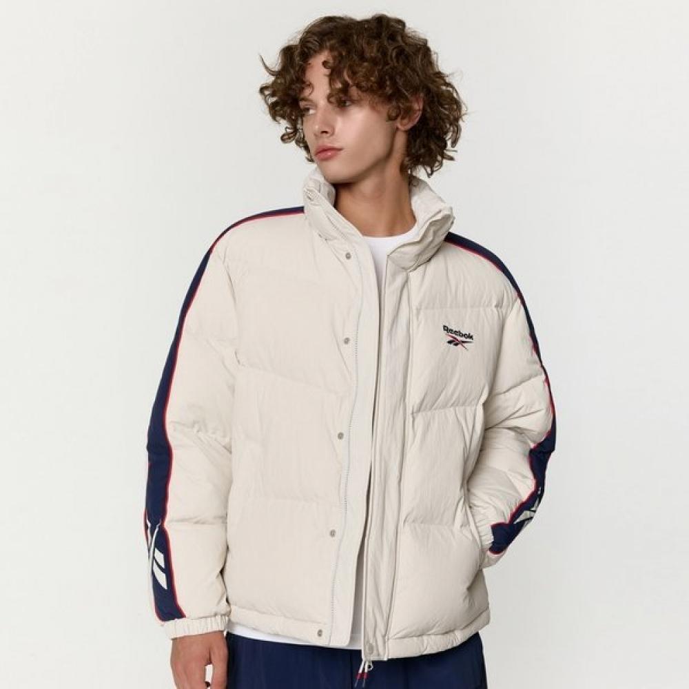 

Классический векторный вставной пуховик бежевый Reju4fd54i4 beige/S