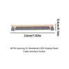 1 Pcs 40 Pin Spacing 0.5 Laptop LVDS Display Panel Cable Interface Socket For Laptop Replacement Repair Accessories