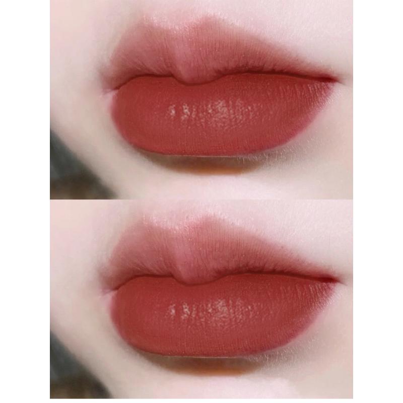 VIBELY transparentní stříbrná matná sametová rtěnka pigmentovaná voděodolná rtěnka Small Ice Cube Shape Lip Makeup Lipstick