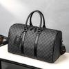 Travel Bags For Men And Women Large Capacity Tide Short Business Trip Travel Korean Version Plaid Handbag Shoulder Bag Tide