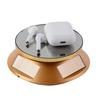Solar Propelled Jewelry Display Stand 360 Degree Whirling Display For Necklaces Earrings Light Activated Auto Wheel ABS Substance