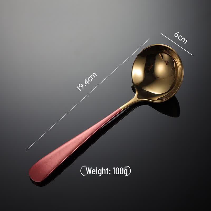 Qianxing 304 Stainless Steel Soup Ladle & Skimmer Set