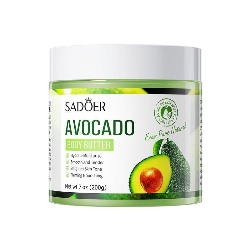 Avocado Body Butter Moisturizer 200g Hydrating and Moisturizing Body Lotion Skin Care Products