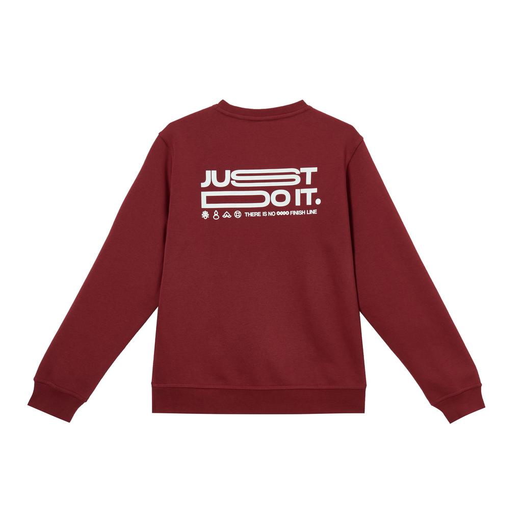 Nike Fleecegefüttertes Sportliches Freizeit-Langarm-Sweatshirt mit Rundhalsausschnitt für Herren sweatshirt Rot IB5567-677