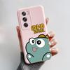 For OPPO Reno 12 Pro Case Cute Bear Cartoon Frog Back Cover Matte Silicone Soft Phone Case For OPPO Reno 12 Reno12 Pro 5G Fundas