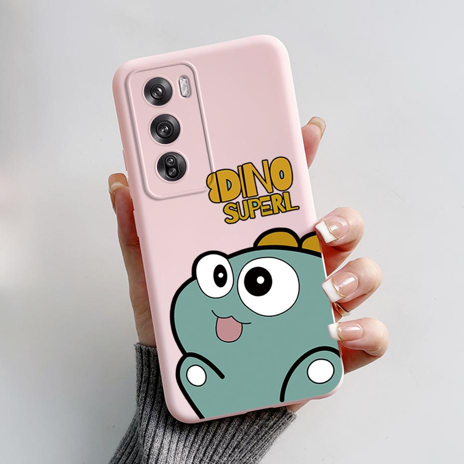 For OPPO Reno 12 Pro Case Cute Bear Cartoon Frog Back Cover Matte Silicone Soft Phone Case For OPPO Reno 12 Reno12 Pro 5G Fundas
