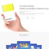 YG300 400LM Portable Mini Home Theater LED Projector with Remote Controller, Support HDMI, AV, SD, USB Interfaces