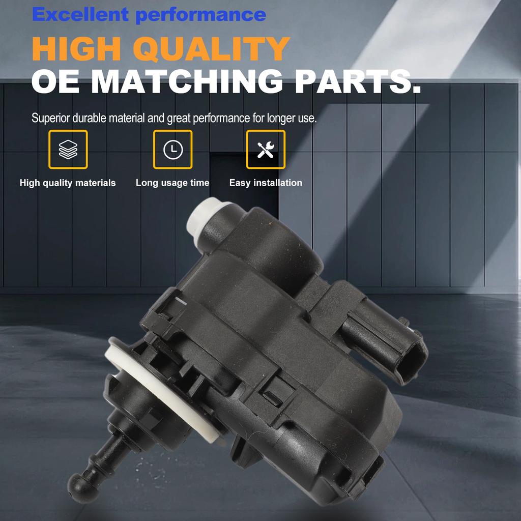 Headlight Adjustment Motor Black Suitable for Fiat Renault Auris Opel Citroen Peugeot 4431359 Left or Right