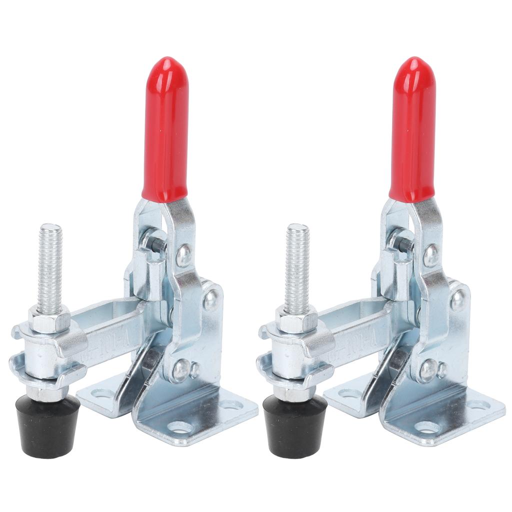 2 Set Toggle Clamps Hold Down Anti Slip Hand Tool Quick Release Welding Clamp Fixture