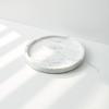 Natural Marble Round Tray Jewelry Cosmetics Display White Black 15cm 20cm 25cm Minimalist Nordic Style