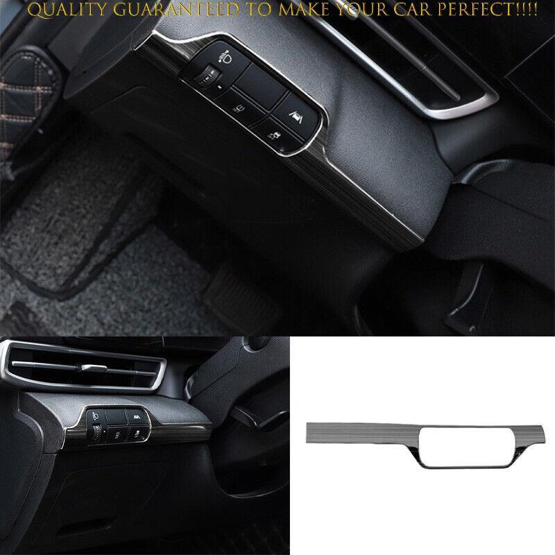 For Hyundai Elantra 2021-2023 Black Steel Headlight Switch Control Frame Trim 1X