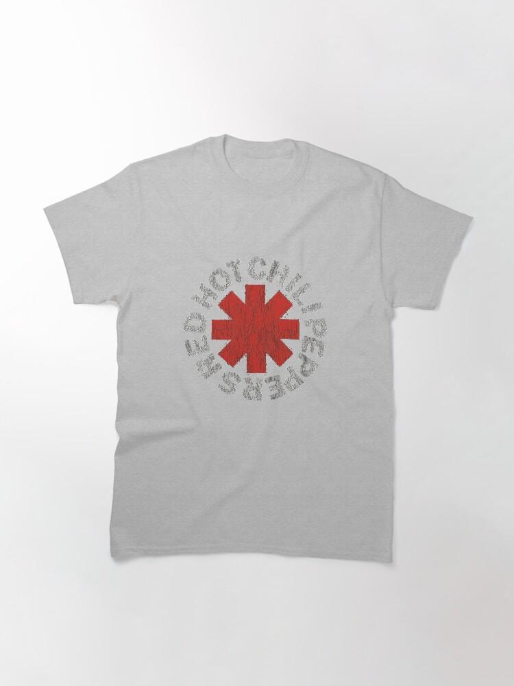 Red Hot Chili Peppers zwart rood heet Essentieel Klassiek T-shirt