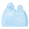 Oversized Hooded Sweatshirt With Graphic Print Teens Unisex Loose Fit Winter Streetwear
