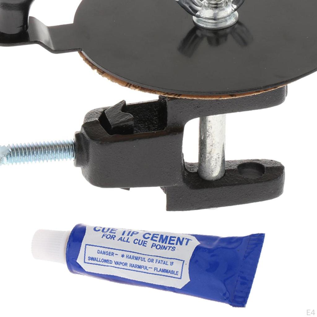 Billiard Cue Maintenance Tools Set for Tip Repair And Polishing
