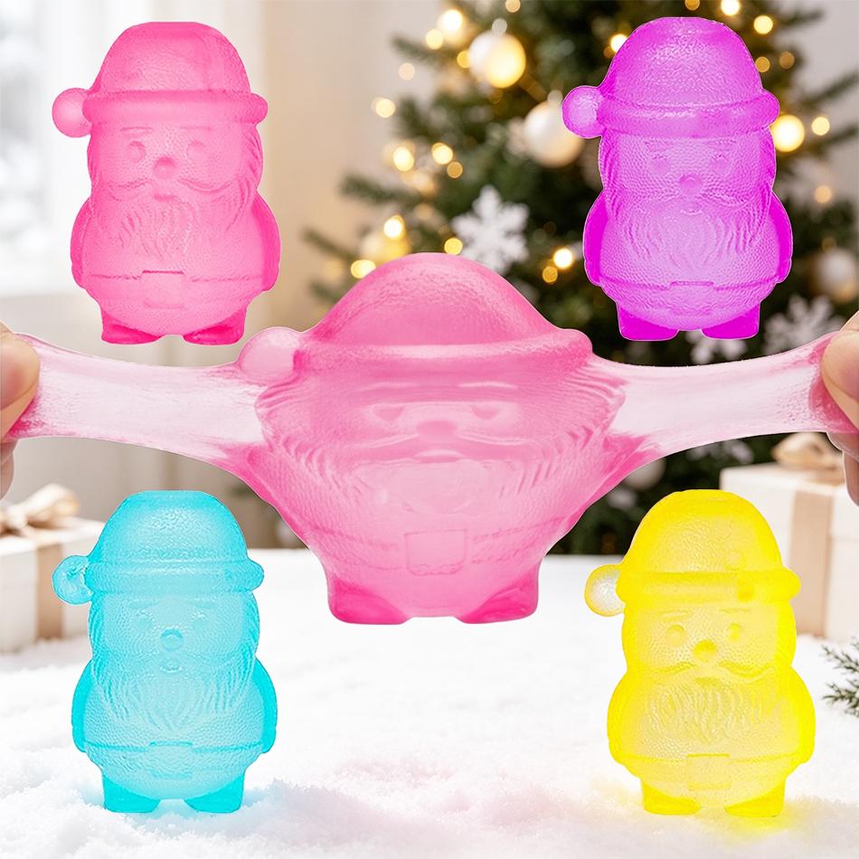 Cute Santa Claus Squishy Fidget Adult Slow Rebound Decompression Toy Anti-Stress Slow Rising Xmas Soft Stress Relief Squeeze Toy