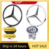 DFN1   New For Mercedes Benz 1Pcs Car Front Bonnet Logo Emblem Zinc Alloy Badge  For Mercedes Benz W204 W220 C180 C200 E260 E300L Auto