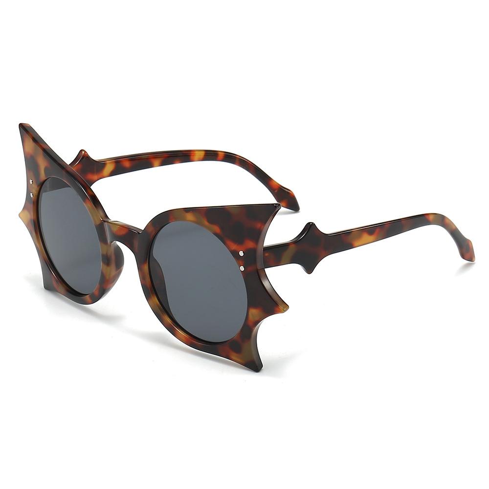 Bat-themed Hip-hop Sunglasses, Quirky Butterfly Sunglasses, Stylish Sunglasses for Parties and Dancing