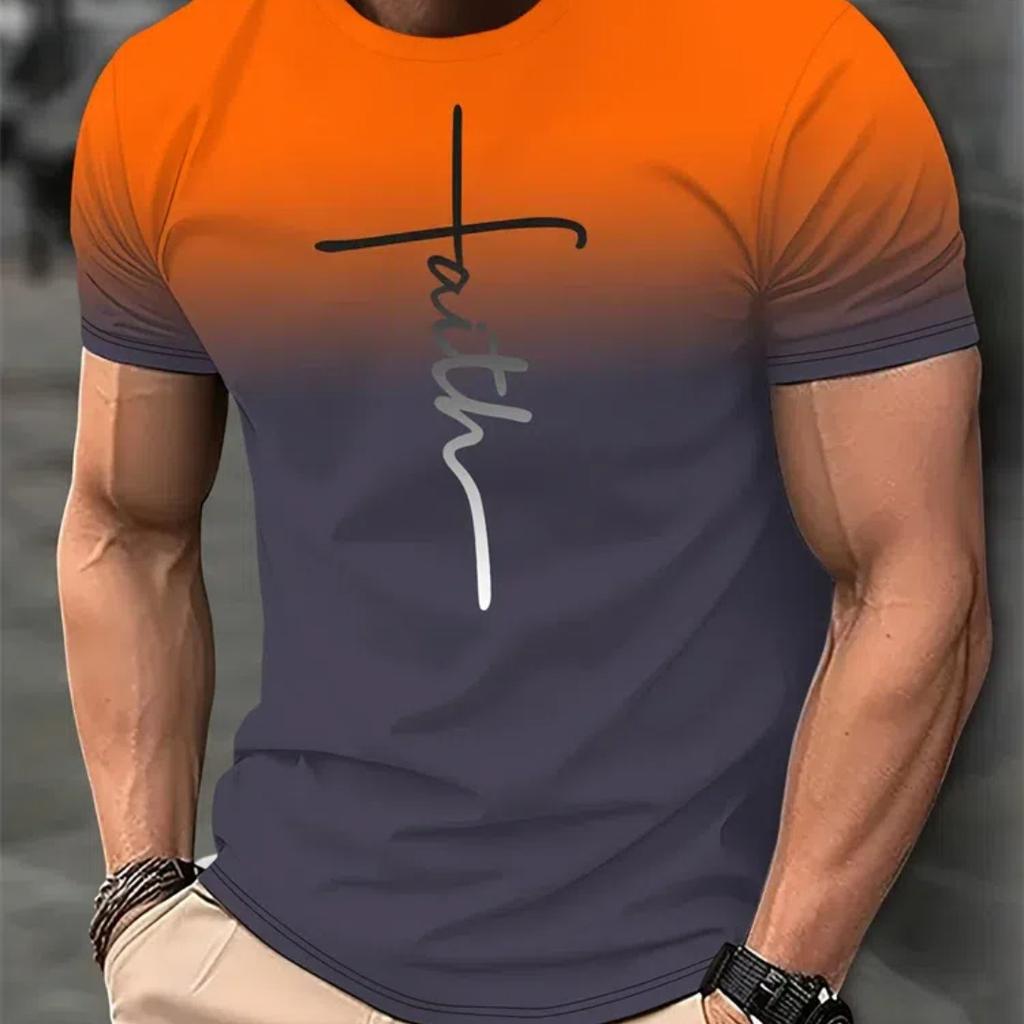 Mens Casual T Shirt Variegated Print T Shirt King Fitness Shirt Oversized Short Sleeve Tops Boys Tops Vintage Mens T Shirts