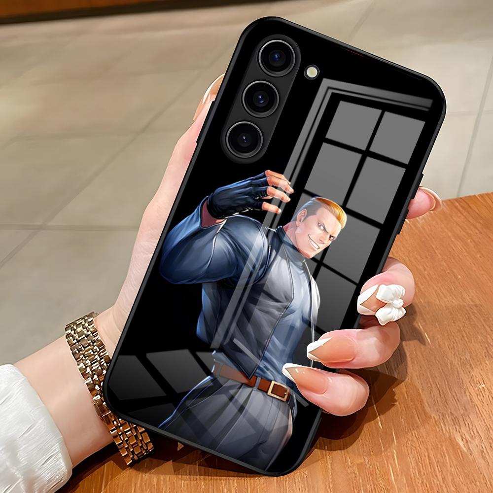 The King Of Fighters Phone Case For Samsung S26 S25 Edge Ultra S23 S22 S21 S20 Ultra Plus S24 Fe A54 A53 A25 Glass Cover